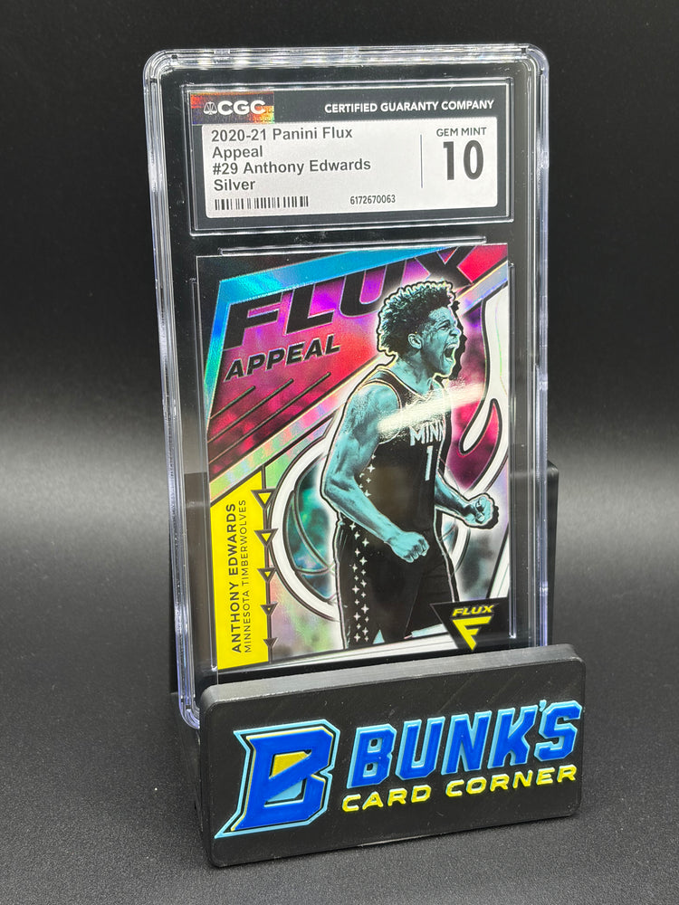 2020-21 Anthony Edwards Silver Appeal Flux CGC 10