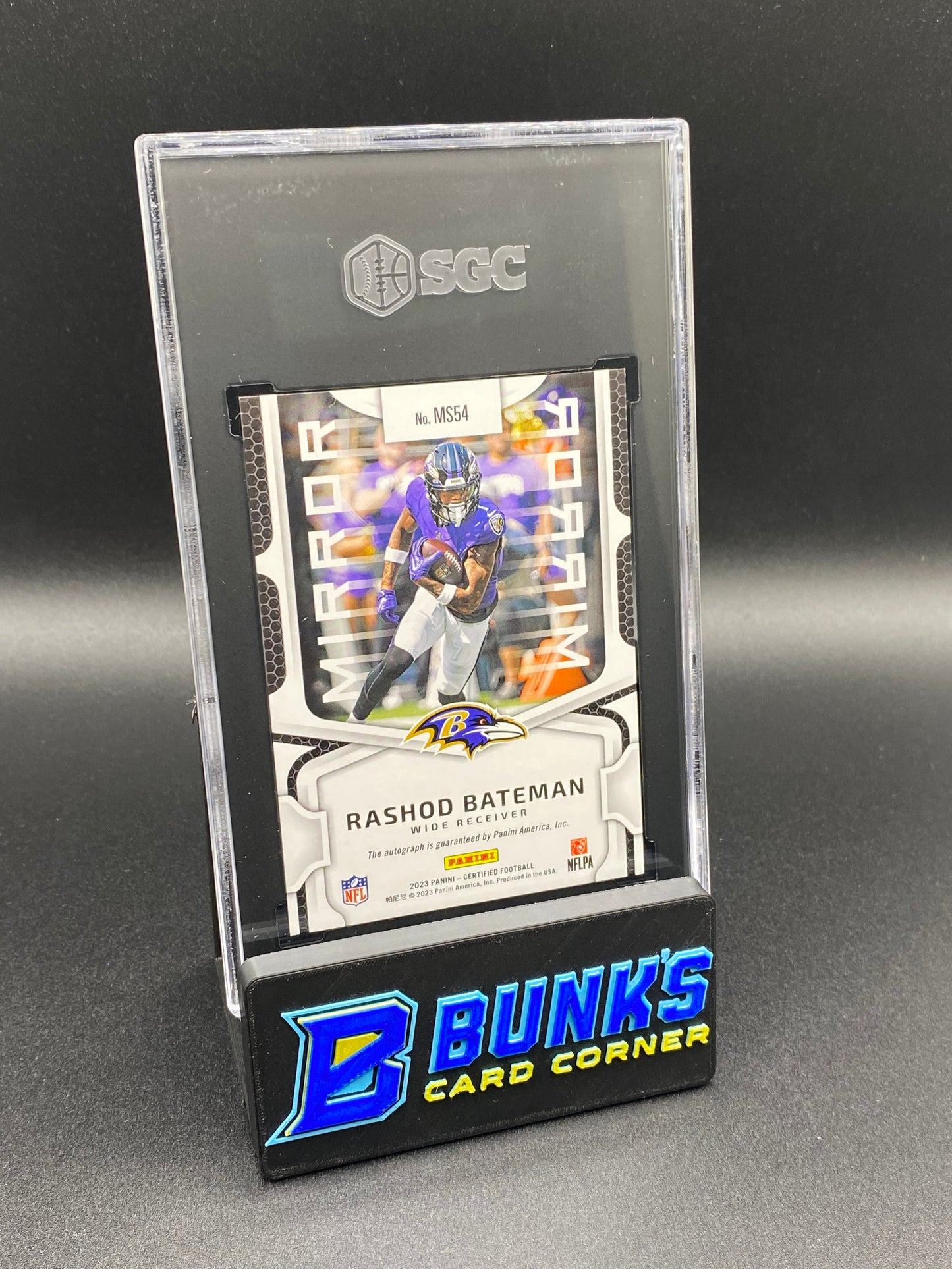 2023 Rashod Bateman Mirror Sig. Mirror Red 6/35 SGC 9.5