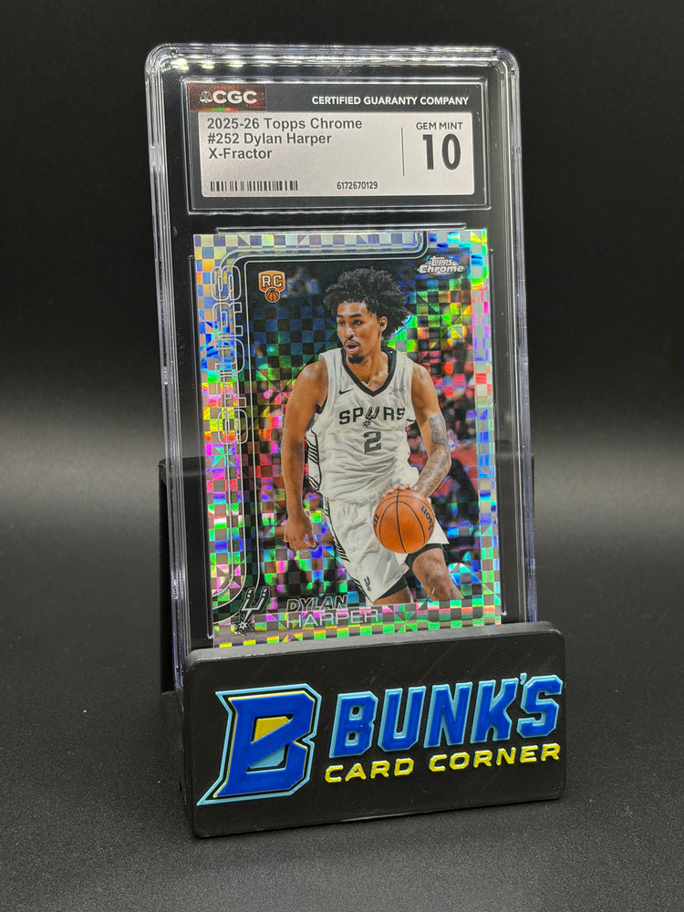 2025-26 Dylan Harper xFractor Topps Chrome CGC 10 RC