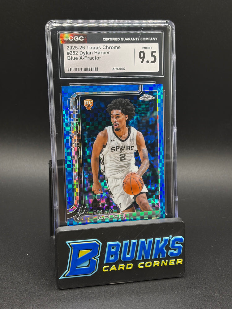 2025-26 Dylan Harper Blue XFractor CGC 9.5