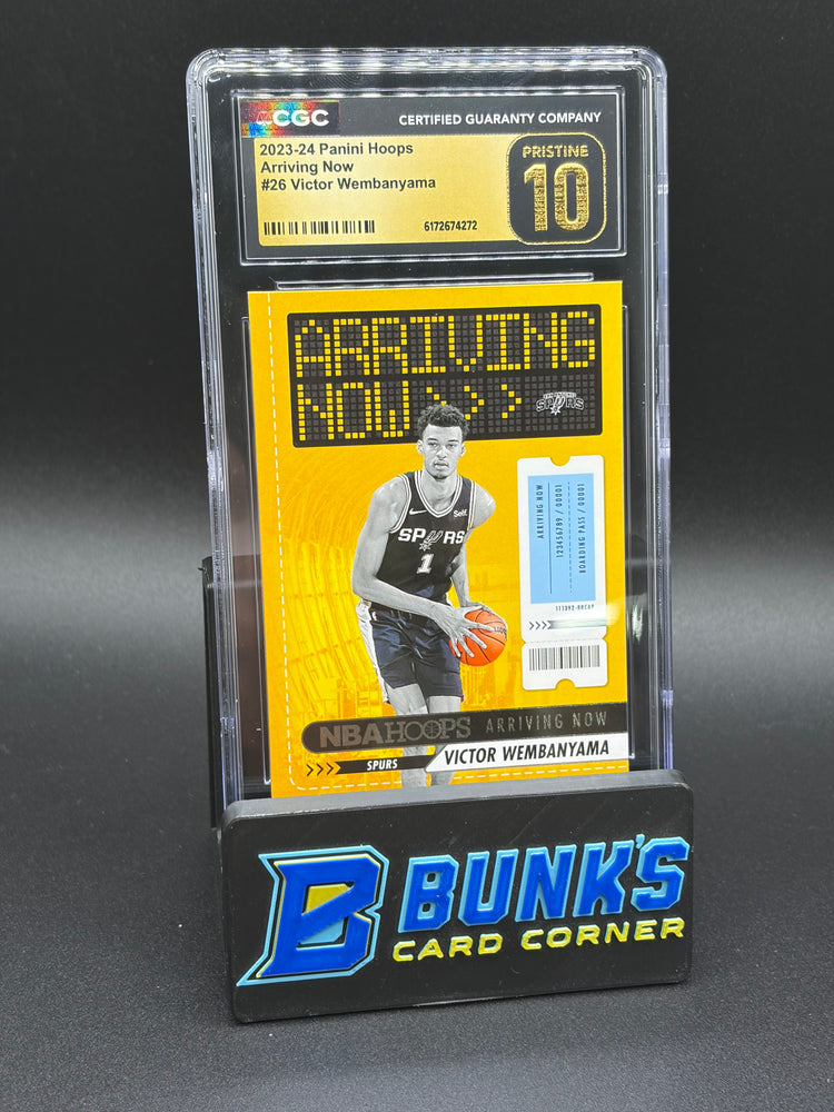 2023-24 Victor Wembanyama Arriving Now Hoops CGC Pristine 10 RC