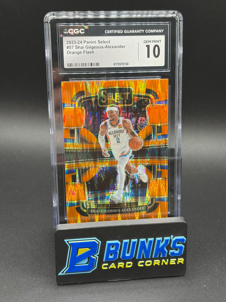 2023-24 Shai Gilgeous-Alexander Orange Flash CGC 10