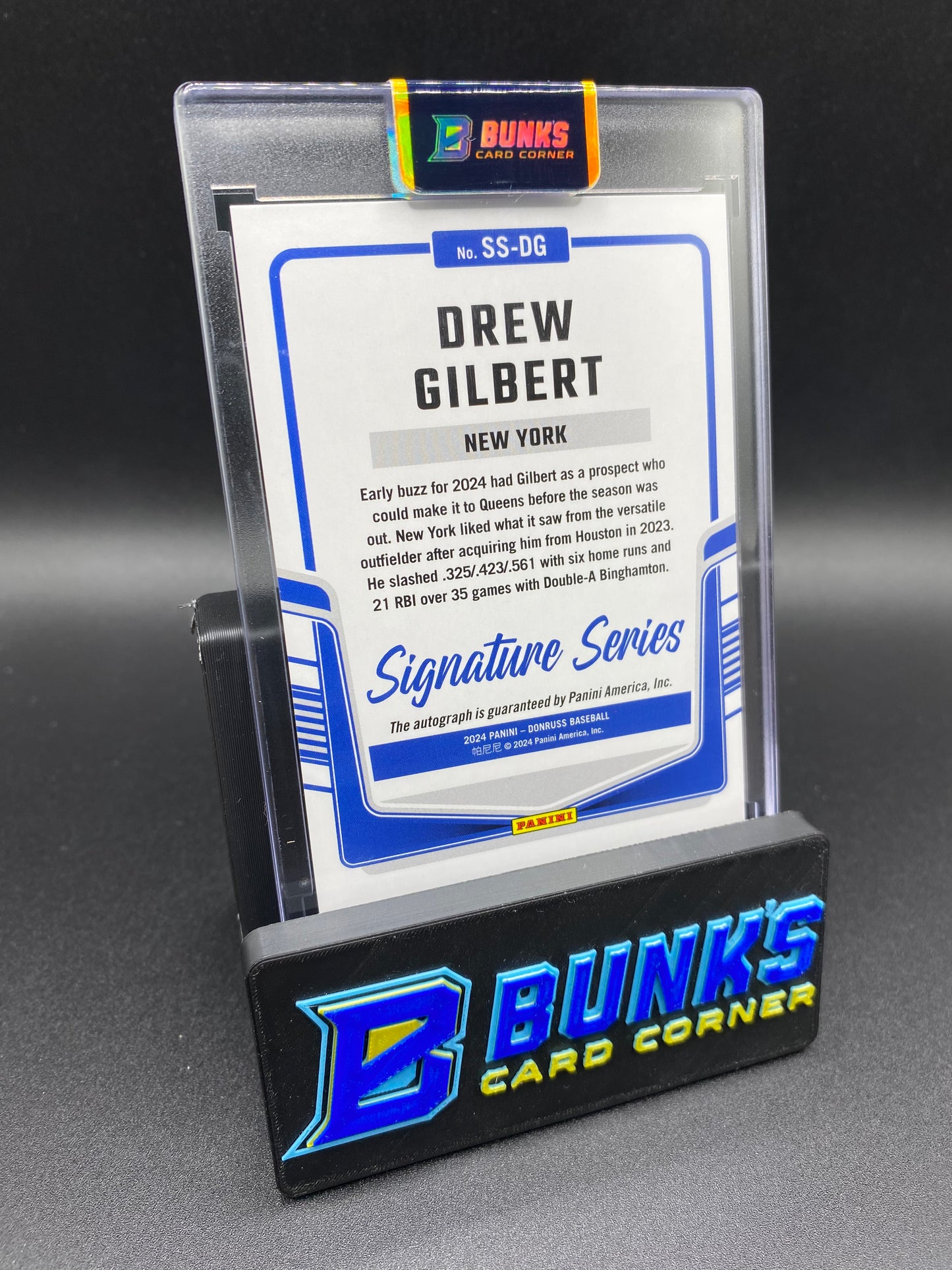 2024 Drew Gilbert Orange Laser Auto. 15/25