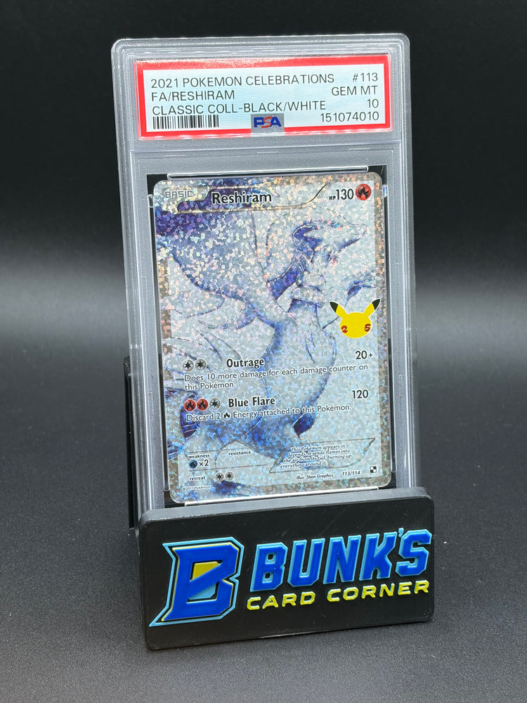 Reshiram Celebrations PSA 10