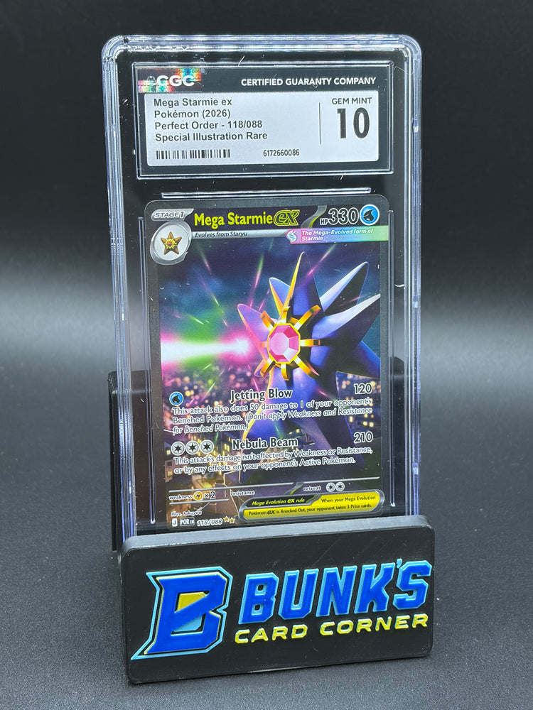 Mega Starmie ex SIR Perfect Order CGC 10