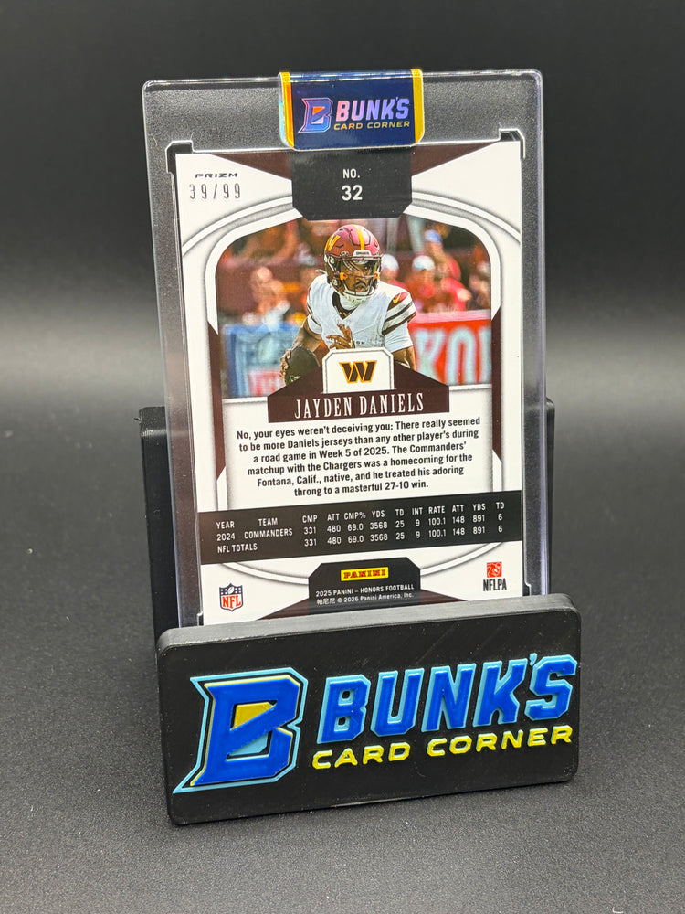 2025 Jayden Daniels Honors Panini 39/99