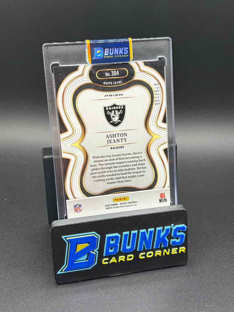 2025 Ashton Jeanty Select Panini Tricolor 79/199 RC