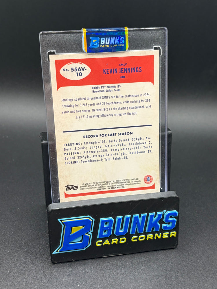 2025 Kevin Jennings Topps Bowman Chrome 3/5