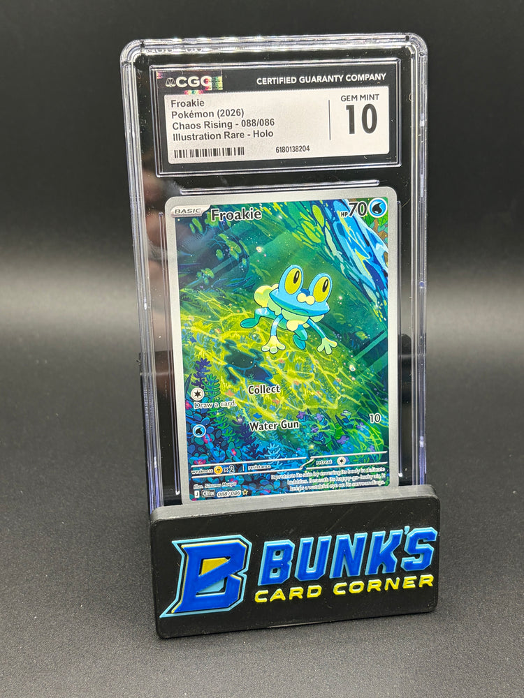 Froakie Illustration Rare Chaos Rising CGC 10