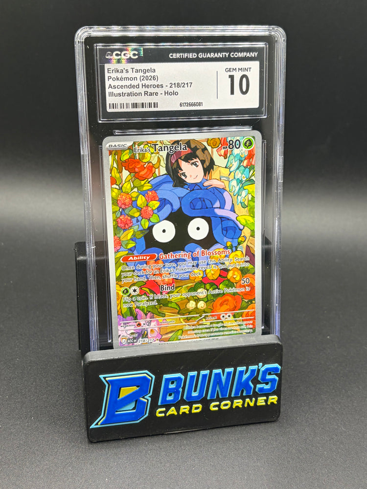 Erika's Tangela Illustration Rare Ascended Heroes CGC 10