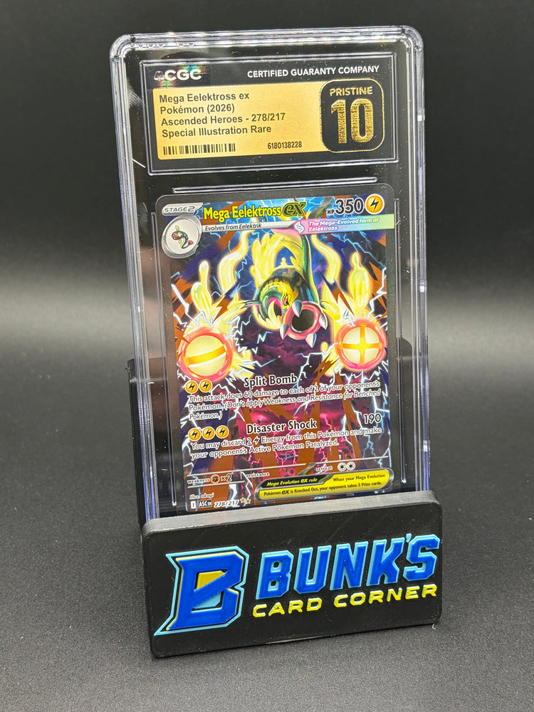 Mega Eelektross EX SIR Ascended Heroes CGC Pristine 10