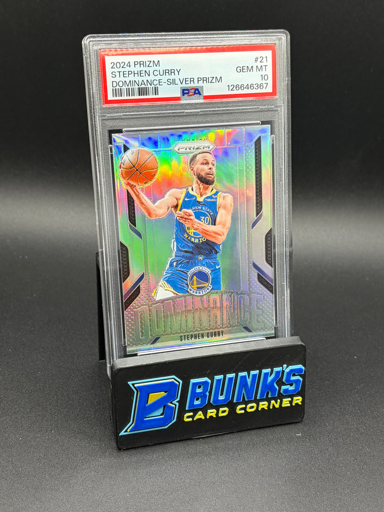 2024 Stephen Curry Dominance Silver Prizm PSA 10