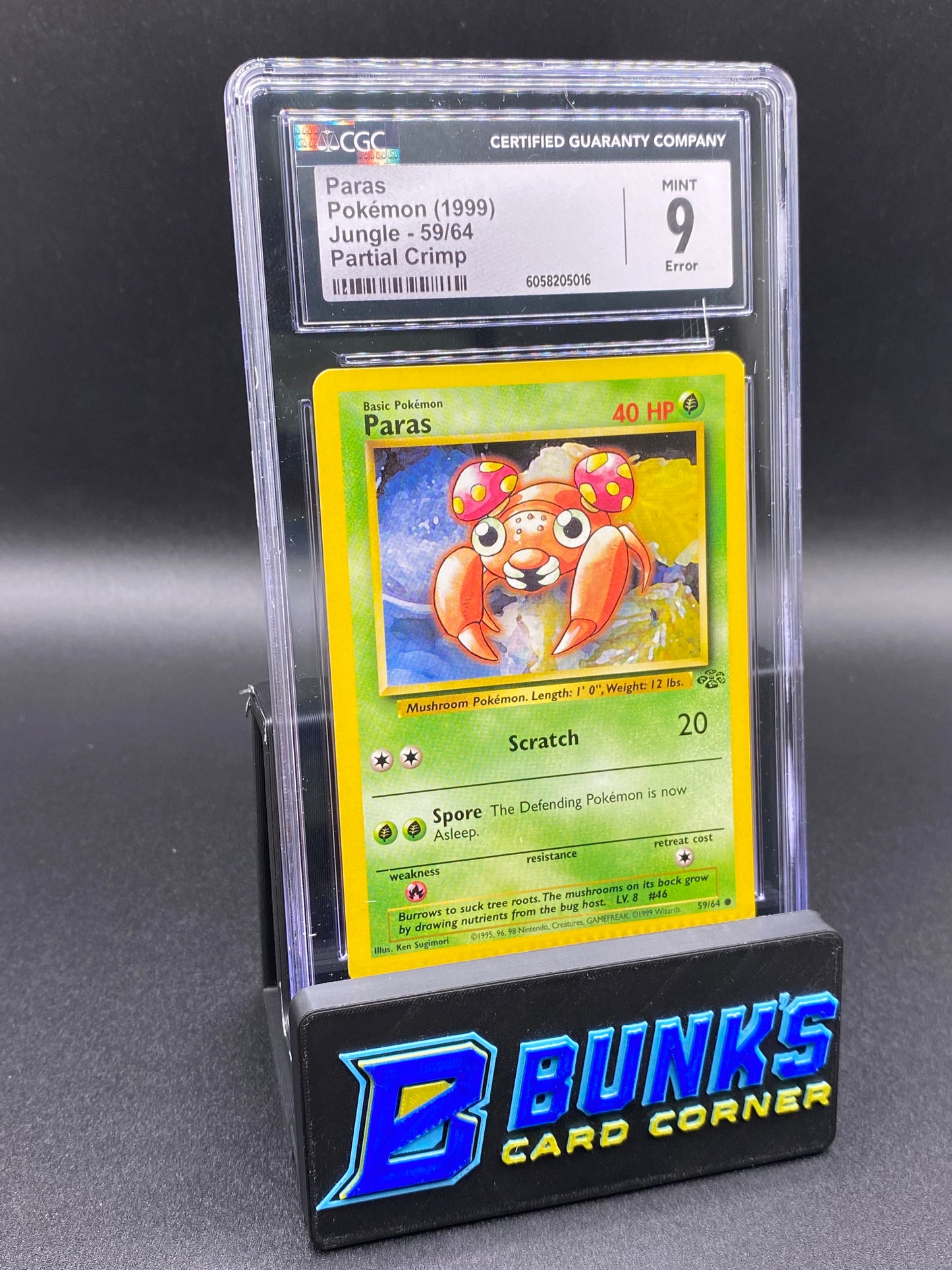 CGC 9 Paras Jungle (Partial Crimp Error)