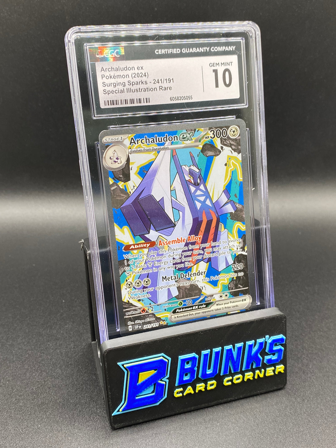 CGC 10 Archaludon Ex SIR Surging Sparks