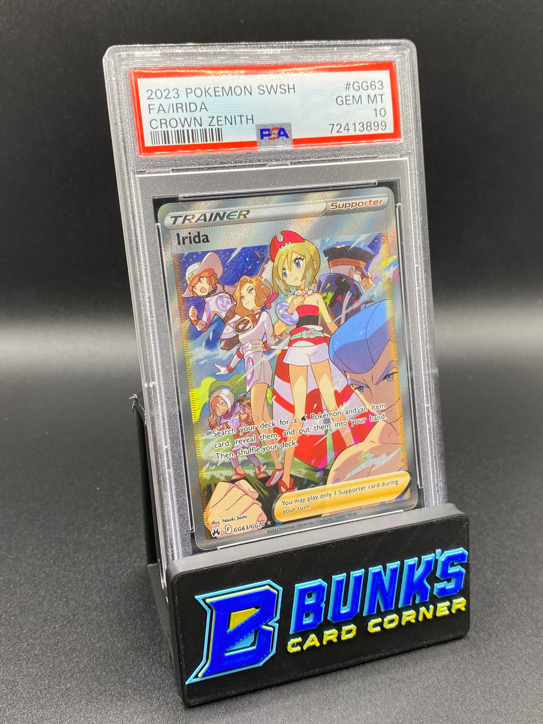 PSA 10 Irida Galarian Gallery Crown Zenith