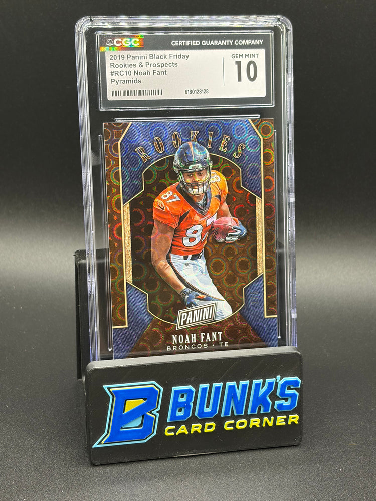 2019 Noah Fant Pyramids Rookie & Prospects CGC 10