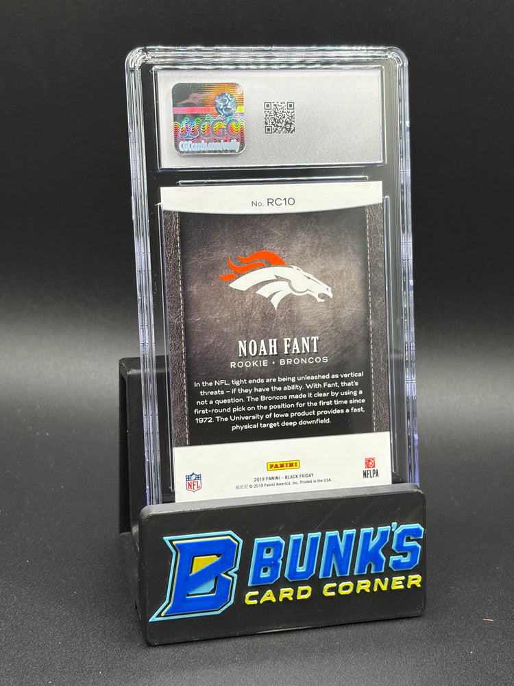2019 Noah Fant Pyramids Rookie & Prospects CGC 10