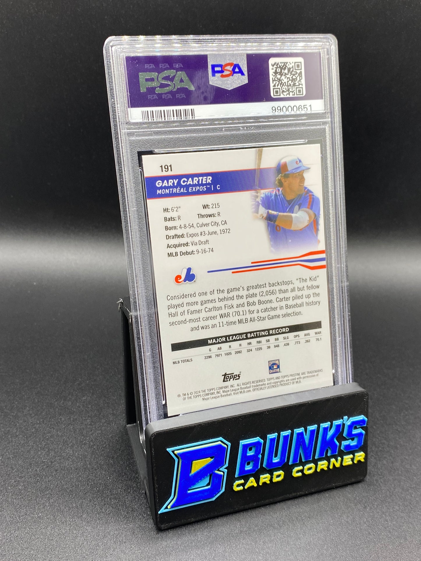 2024 Gary Carter Blue Ref. PSA 10