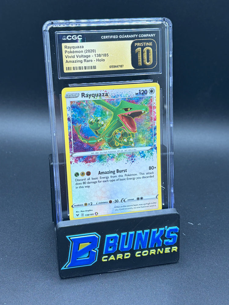 Rayquaza Amazing Rare Vivid Voltage CGC Pristine 10