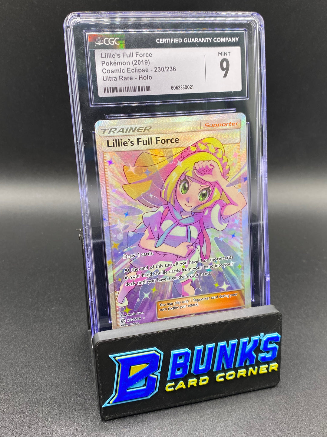 CGC 9 Lillie's Full Force Ultra Rare Cosmic Eclipse