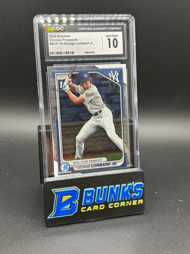 2024 George Lombard Jr Chrome Prospects CGC 10