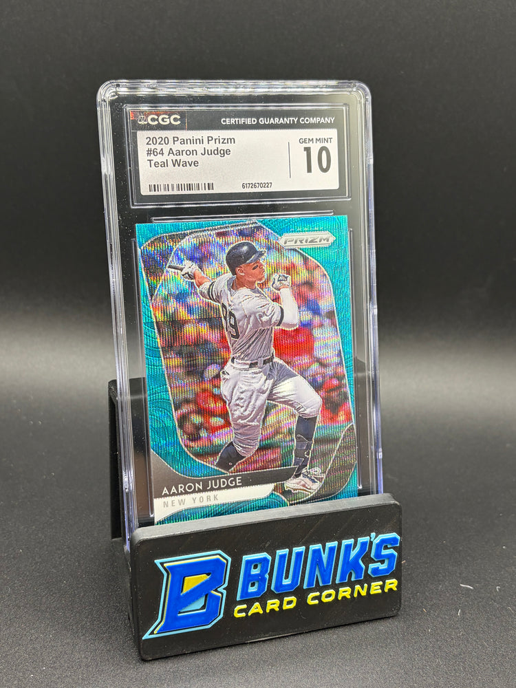 2020 Aaron Judge Teal Wave Prizm CGC 10