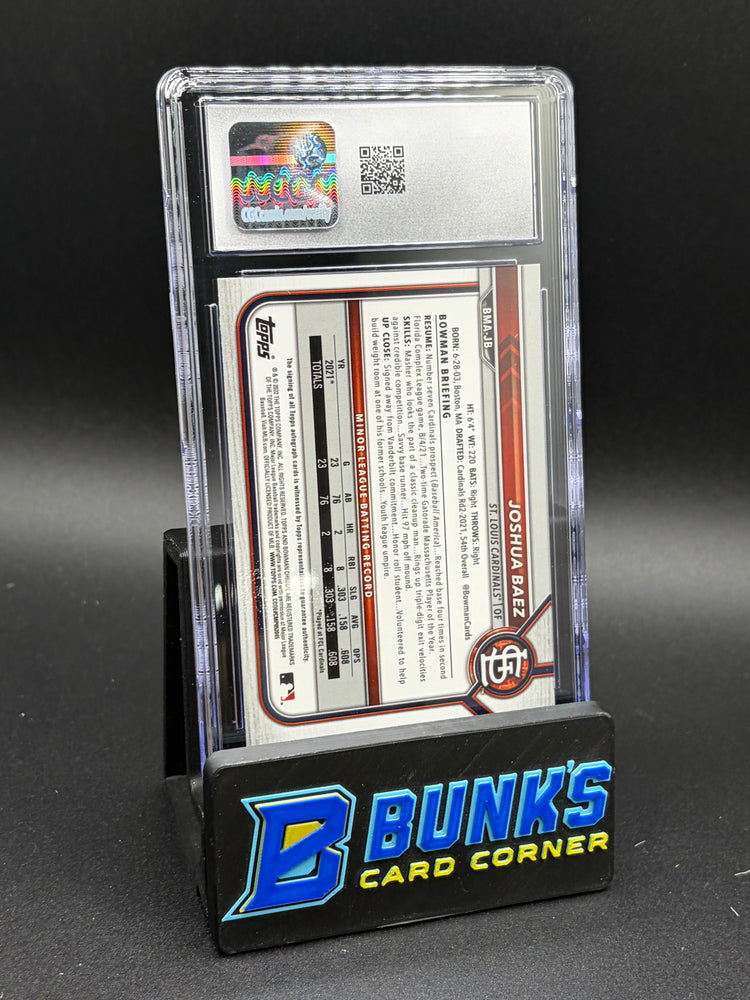 2022 Joshua Baez Auto Mega Box CGC AU Auto 10