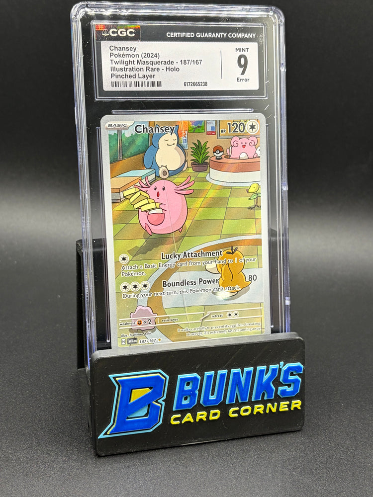 Chansey Illustration Rare Twilight Masquerade CGC 9 Error