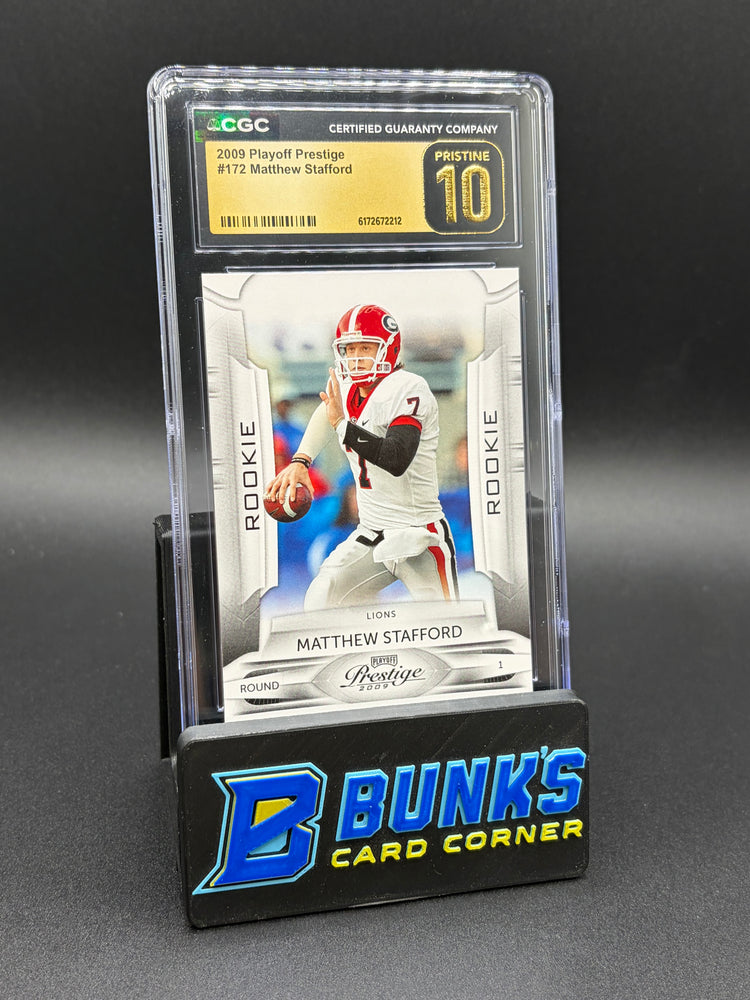 2009 Matthew Stafford Playoff Prestige CGC Pristine 10 RC