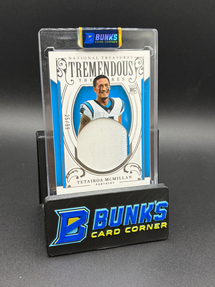 2025 Tetairoa McMillan Tremendous Treasures Patch RC 25/99