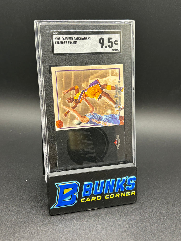 2003-04 Kobe Bryant Fleer Patchwork SGC 9.5