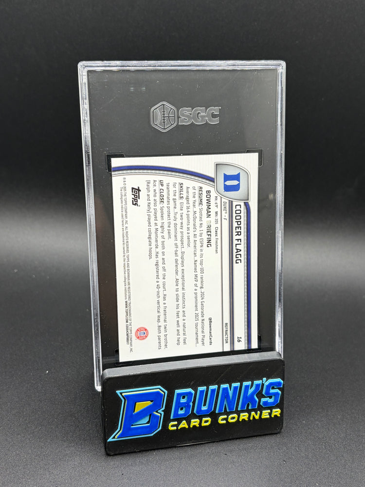 2024-25 Cooper Flagg Refractor SGC 9.5