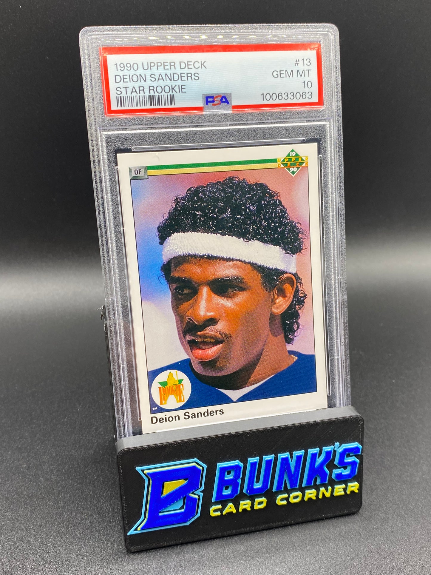1990 Deion Sanders Star Rookie PSA 10