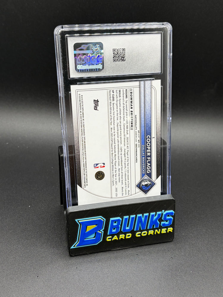 2025-26 Cooper Flagg Bowman CGC 10 RC