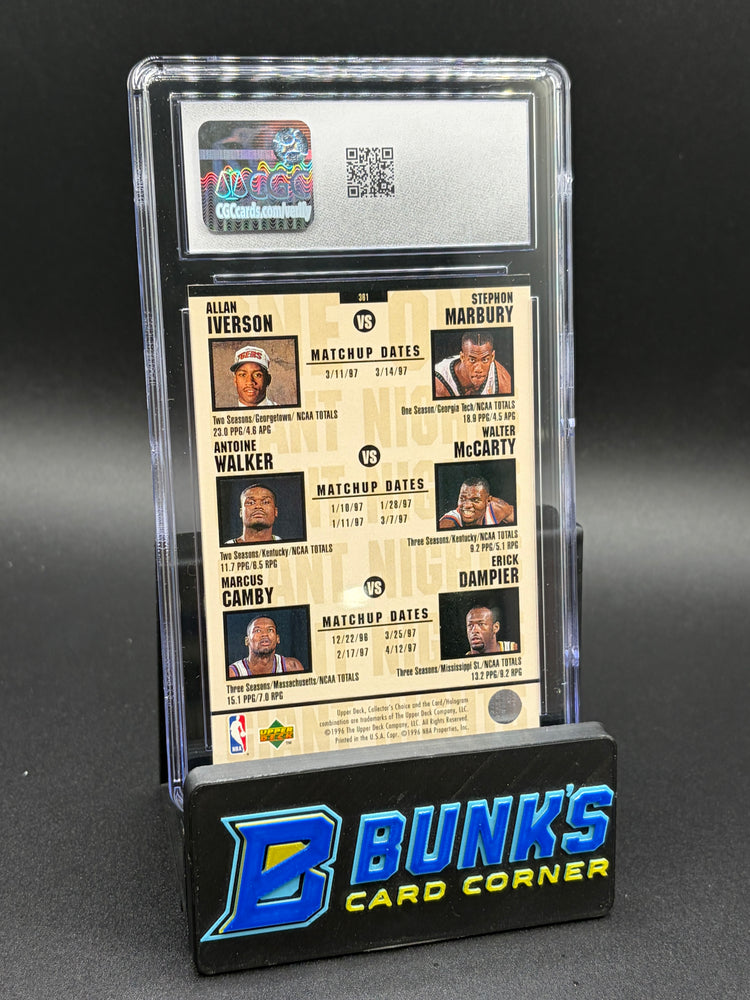 1996-97 Kobe Bryant & Shareef Abdur-Rahim Collector's Choice CGC 9
