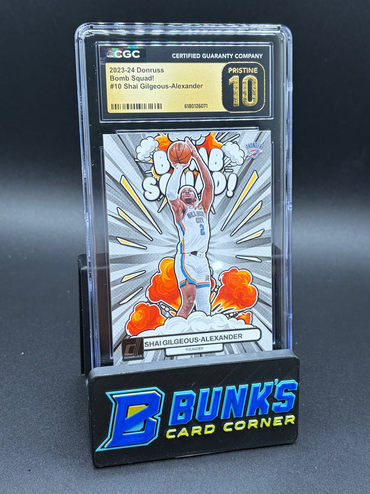 2023-24 Shai Gilgeous-Alexander Bomb Squad Donruss CGC Pristine 10