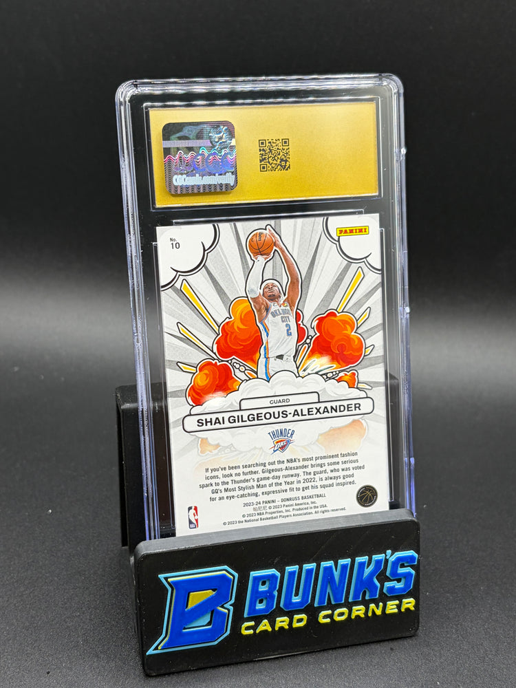 2023-24 Shai Gilgeous-Alexander Bomb Squad Donruss CGC Pristine 10