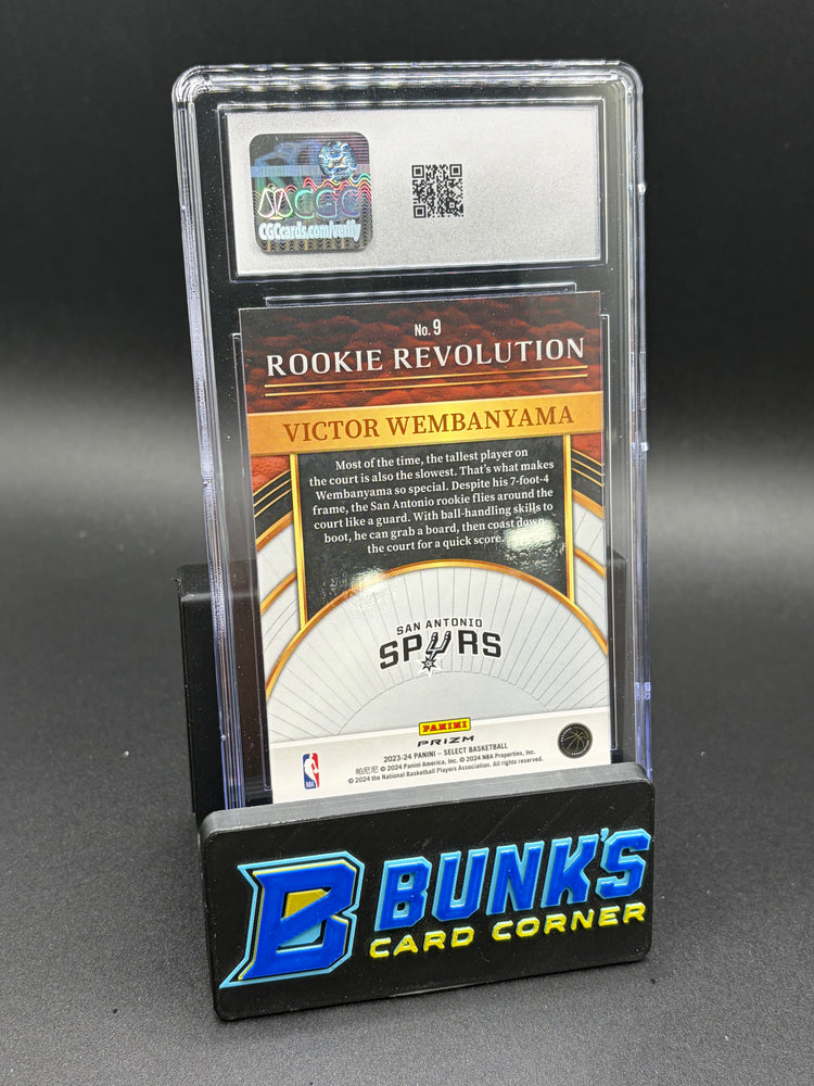2023-24 Victor Wembanyama Silver Rookie Revolution Select CGC 9.5 RC