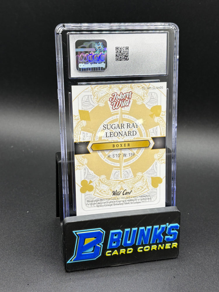 2025 Sugar Ray Leonard Lazer Wild Jokers CGC 10 1/1 Error Label