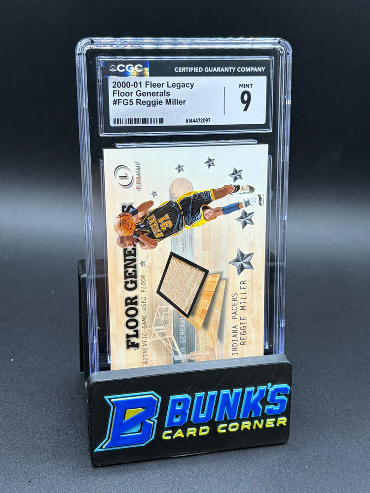 2000-01 Reggie Miller Floor Generals Fleer Legacy CGC 9 5/20