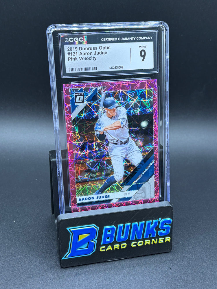 2019 Aaron Judge Pink Velocity Optic CGC 9 198/199