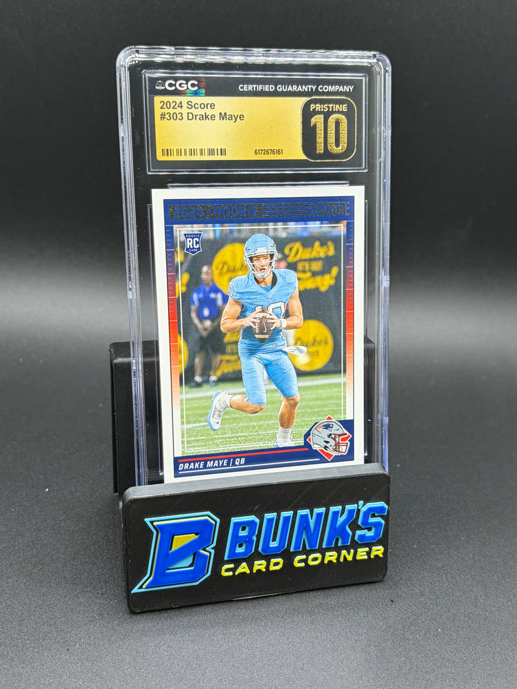 2024 Drake Maye Score CGC Pristine 10 RC