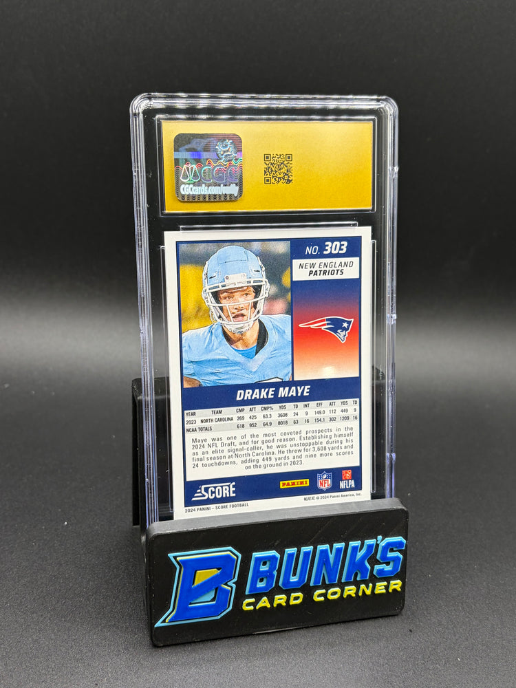 2024 Drake Maye Score CGC Pristine 10 RC
