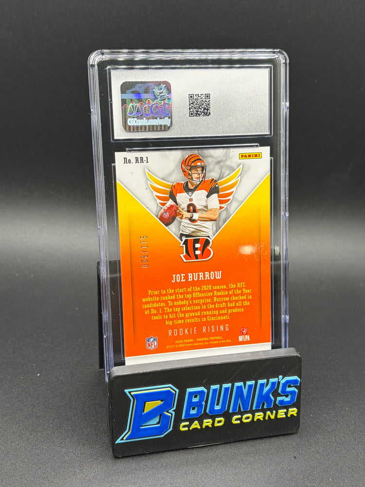 2020 Joe Burrow Teal Rookie Rising Phoenix CGC 9 6/175