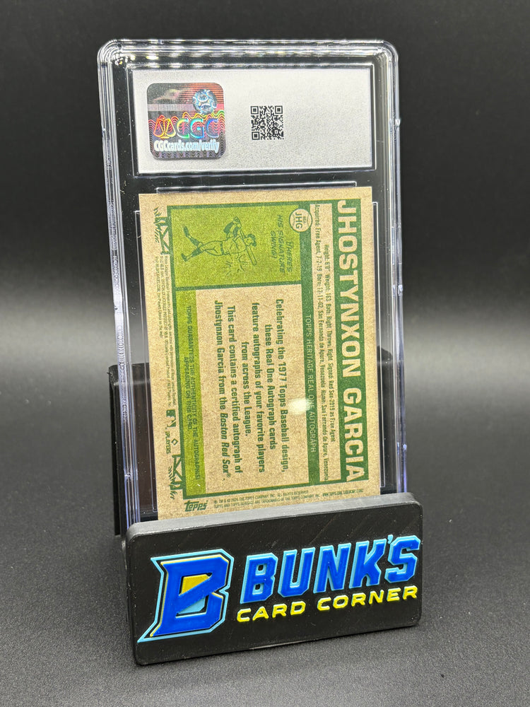 2026 Jhostynxon Garcia Real One Auto CGC AU Auto 10 RC
