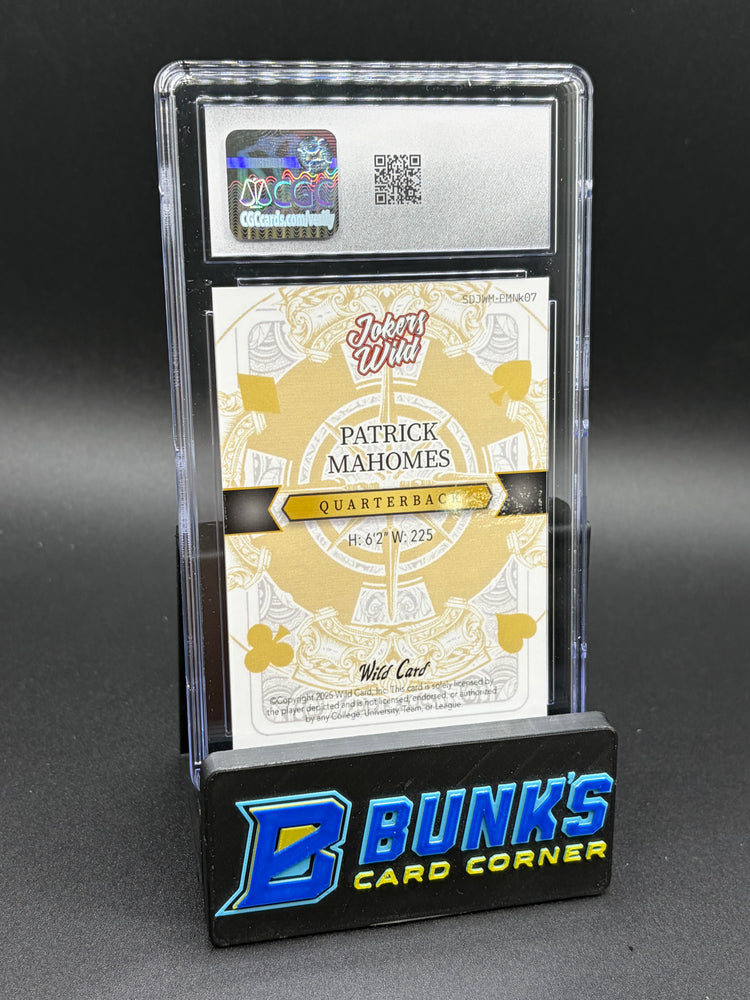 2025 Patrick Mahomes II Rainbow Wild Joker CGC 10 1/1