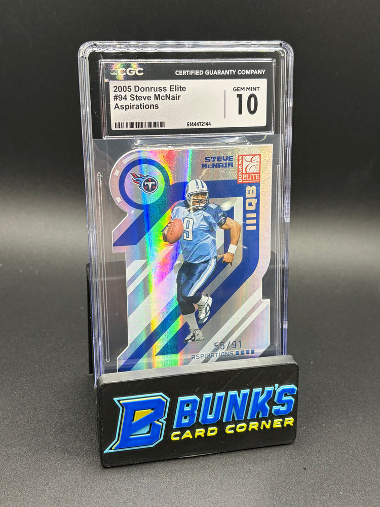 2005 Steven McNair Aspirations Elite CGC 10 55/91