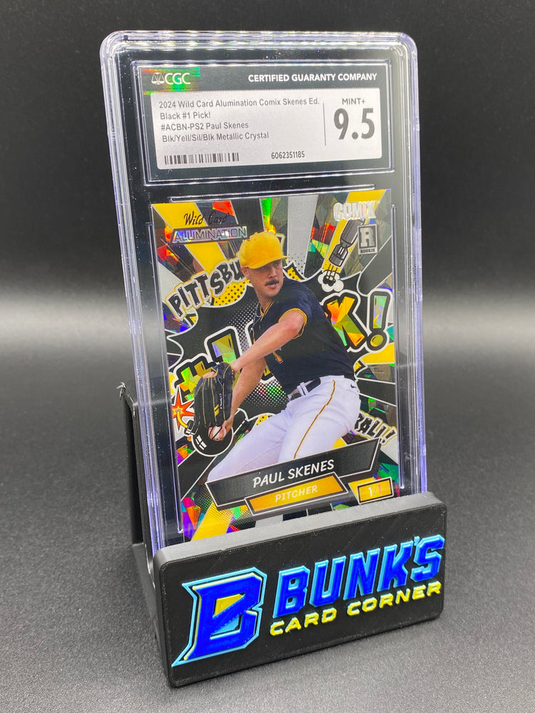 2024 Paul Skenes Blk/Yell/Sil/Blk Metallic Crystal CGC 9.5 1/1