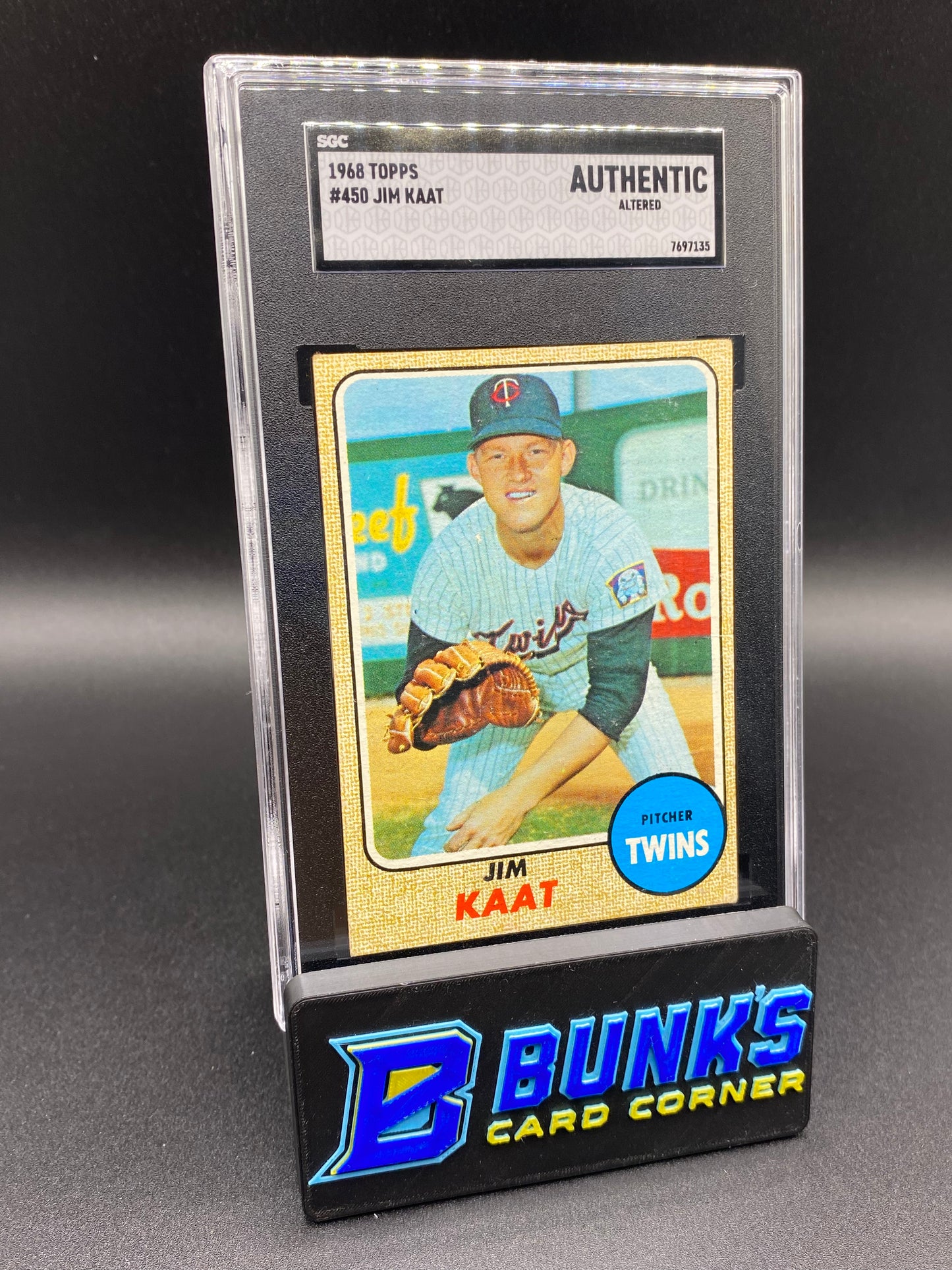 1968 Jim Kaat SGC Authentic