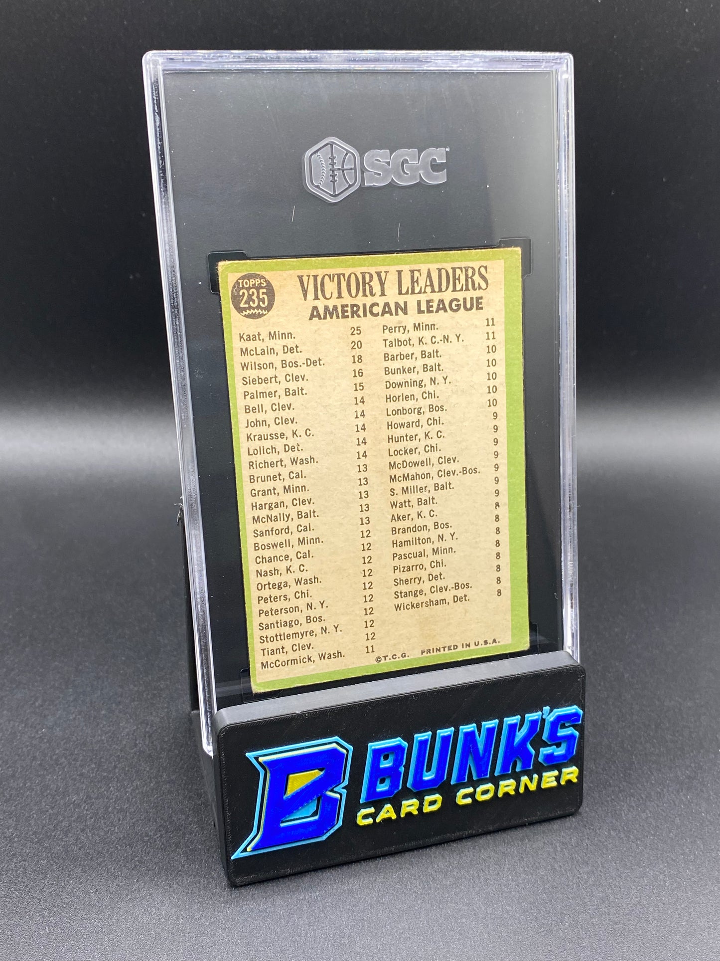 1967 Pitching Leaders SGC 5